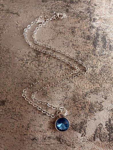 Silver Plated Swarovski Crystal Necklace