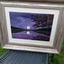 Acrylic moon scene Image 3