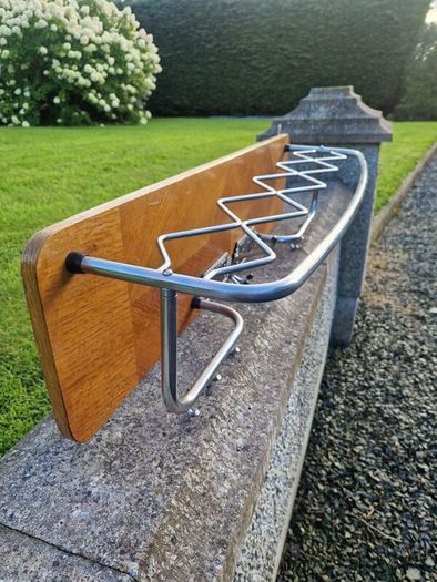 Vintage luggage / coat rack