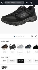 Skechers Oak Canyon Hiking trainers UK12