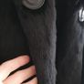 Vintage black coney hair jacket Sz L (Fit 12-14UK) Image 5