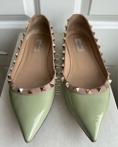 Valentino Rockstuds flats - sz 39.5