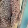 BNWT pink feather shimmer dress size 16 Image 5