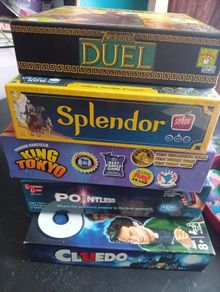 Premium Board Game night Collection (5 Games)  Splendor, King of Tokyo, 7 Wonders Duel & More