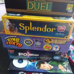 Premium Board Game night Collection (5 Games)  Splendor, King of Tokyo, 7 Wonders Duel & More