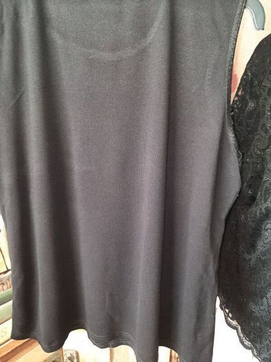Bonmarche Black Sparkle Knit Top , UK 18 , Excellent Condition