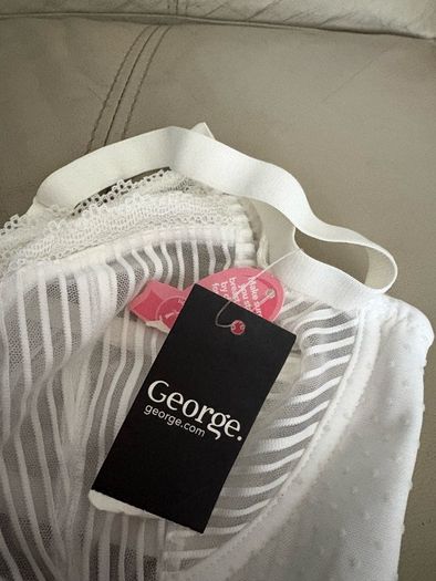 white bra 36DD