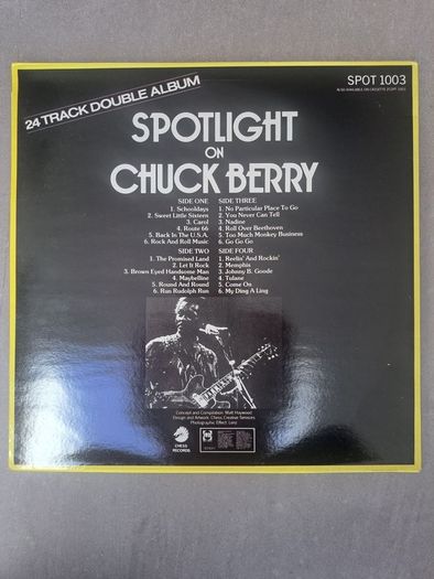 Chuck Berry , Spotlight On 24 Track Double LP 1980 pressing