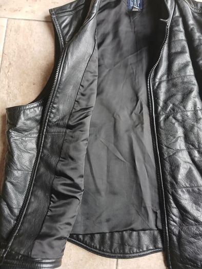mens leather waistcoat