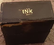 vintage/antique collectable militaria ink well