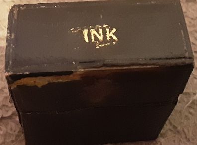 vintage/antique collectable militaria ink well