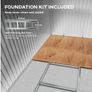 Metal shed 9ft x 4ft Image 2
