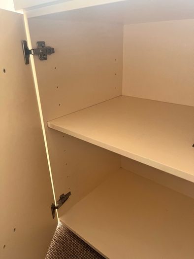 Large baby changing unit with storage