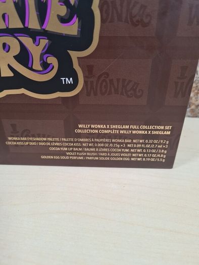 Sheglam X Willy Wonka Chocolate Factory Full Collection Make Up Set Brand New