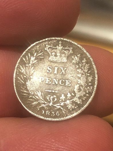 1836 Sixpence William Iv Key Date Scarce