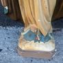 VINTAGE Our Lady Statue stepping on a Snake Image 3