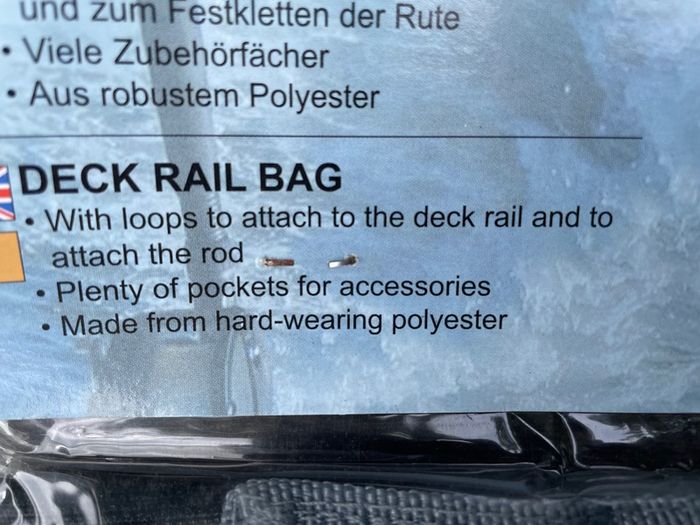Fishing Boat Deck Rail Bag