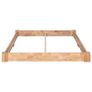 Bed Frame Solid Oak Wood 160x200 cm Image 3