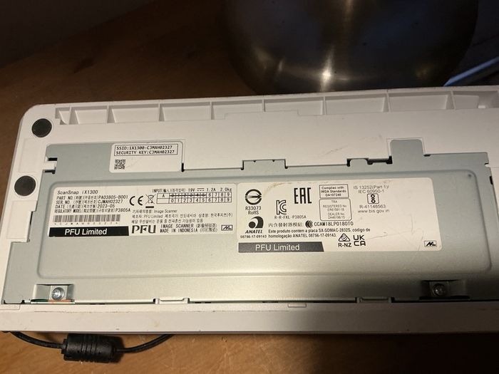 Fujitsu scansnap ixi300 Automatic Document scanner white BuSsiness card to A4 usb and WiFi