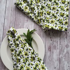 Napkins "Olive branches" 100%cotton  41cm x 41cm