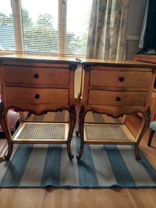 Pair of Versailles bedside lockers