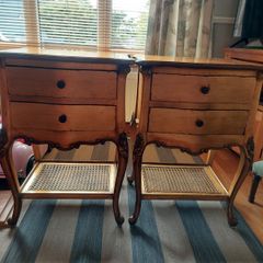 Pair of Versailles bedside lockers