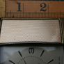 Vintage Westclox 1940s - 1950s Black and Gold Tone Travel Alarm Clock - Works Image 9