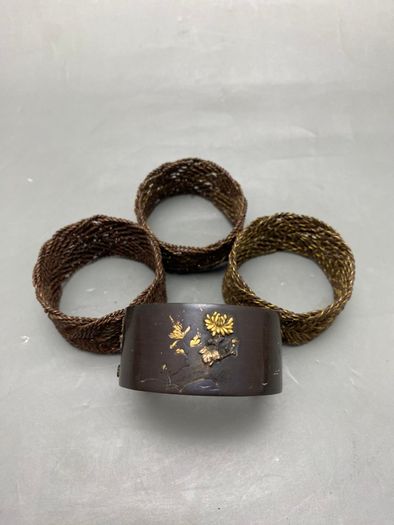 A set of 19th Century Japanese Napkin Rings