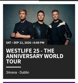 Westlife Tickets