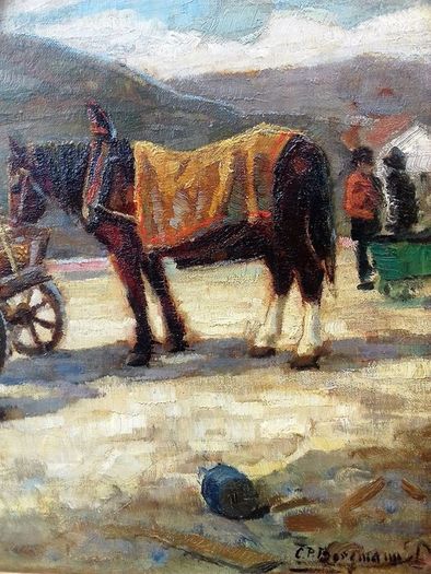 Arbeiders aan het werk (Workers at work) - C.P. Borgmann (XX)