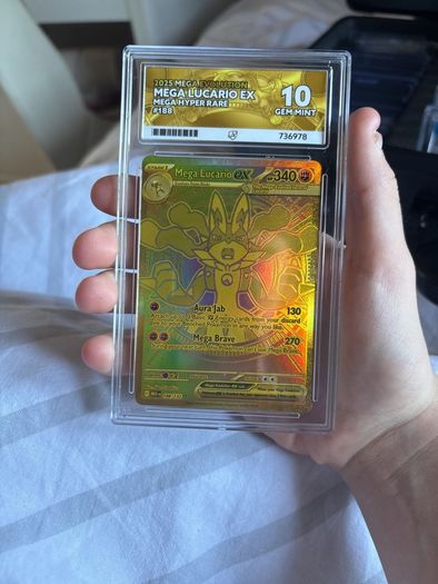 Ace 10 Lucario Ex Hyper Rare