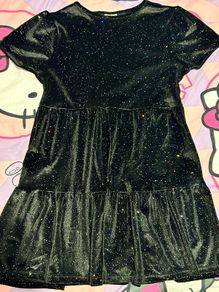 Girls black dress 9-10