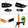 3.36m orange Laser Level Extend Telescoping Pole With 1/4"and 5/8" Interface Mount Ceiling Leveling Rod Image 5