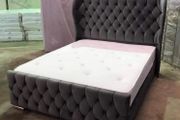 Brand new King size 5ft WingBack Ottoman Bed and mattress included