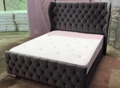 Brand new King size 5ft WingBack Ottoman Bed and mattress included