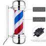 Rotating Strips LED Barber Pole Light Red White Blue Image 2
