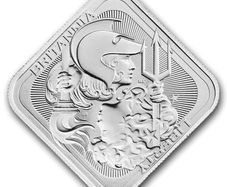 2025 UK 1 oz Silver Bar Britannia and Liberty The Royal Mint BU