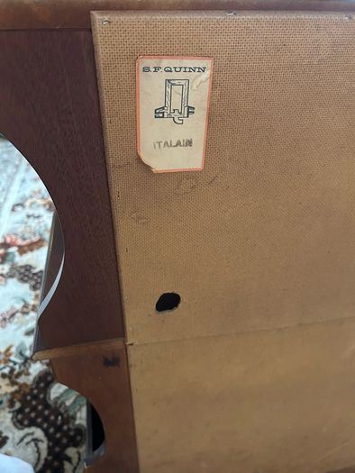 Vintage Mahogany TV Corner Cabinet