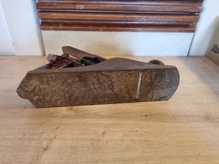 Vintage No.5 Wood Smooth Bottom Plane Footprint Made In England