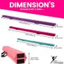 Gymnastics Beam For Kids - Amazing Balance Equipment For Children at Home -210/240/270cm - Faux Suede, High Density EVA Foam - Flash Cards, Carry Straps, Carry Case and Multiple Colours! Image 6