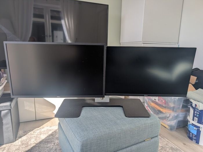 Dell Monitors x 2 with Dual Stand