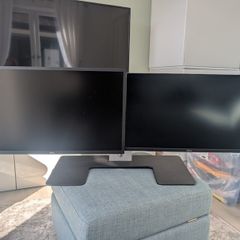 Dell Monitors x 2 with Dual Stand