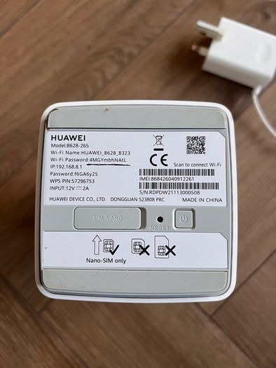 Huawei 4G CPE Pro 2 B628-265 Dual Band Wireless Router, Unlocked B