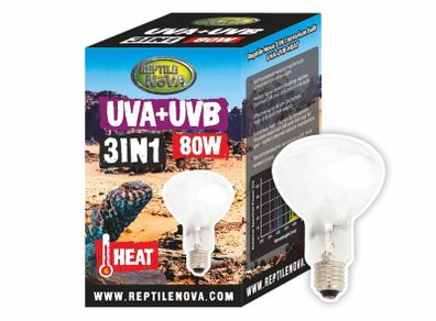 Reptile Nova Bulb For Terrariums UVA+UVB 80W