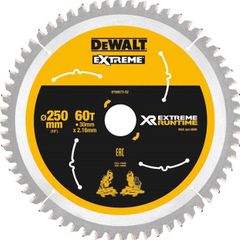 DeWalt DT99573-QZ XR Extreme Runtime Circular Saw Blade 250 x 30mm x 60T