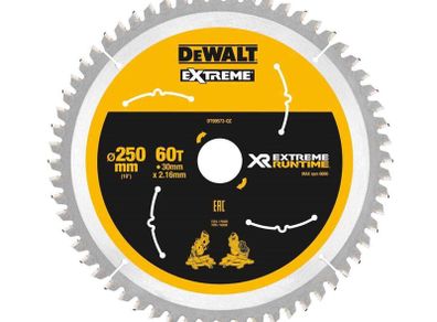 DeWalt DT99573-QZ XR Extreme Runtime Circular Saw Blade 250 x 30mm x 60T