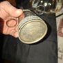 Antique Art Deco Silverplated Filigree Set Bottle Image 3