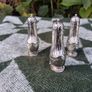 3 X Victorian Tiffany Sterling Silver Salt Shakers(Circa 1880) Image 4