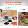 Slicer, 1/4 inch Tomato Cutter Slicer, Stainless Steel Heavy Duty Tomato Slicer Machine, Manual Tomato Slicer with Non-slip Feet Image 3