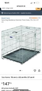 Slavic dog cage 76cm never used, box damaged